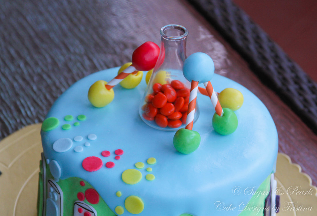 Birthday Cake Edible Image - Chemistry Science