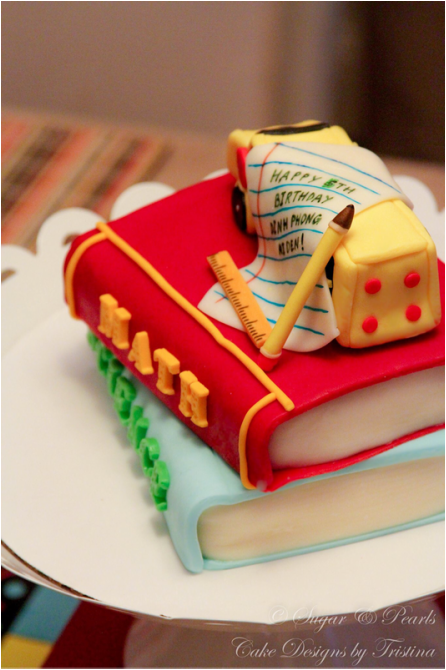 Law School graduation cake with gavel and book.JPG